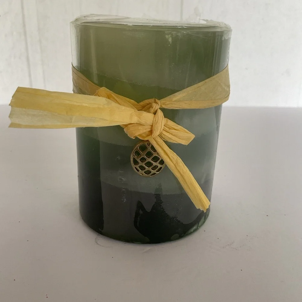Pier 1 Bali Sands Pillar Candle NWT